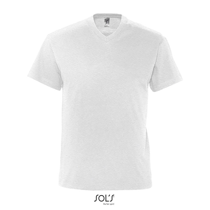 Tshirt homme promotionnel 150g - VICTORY Blanc Chiné
